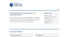 Desktop Screenshot of delni.gov.uk